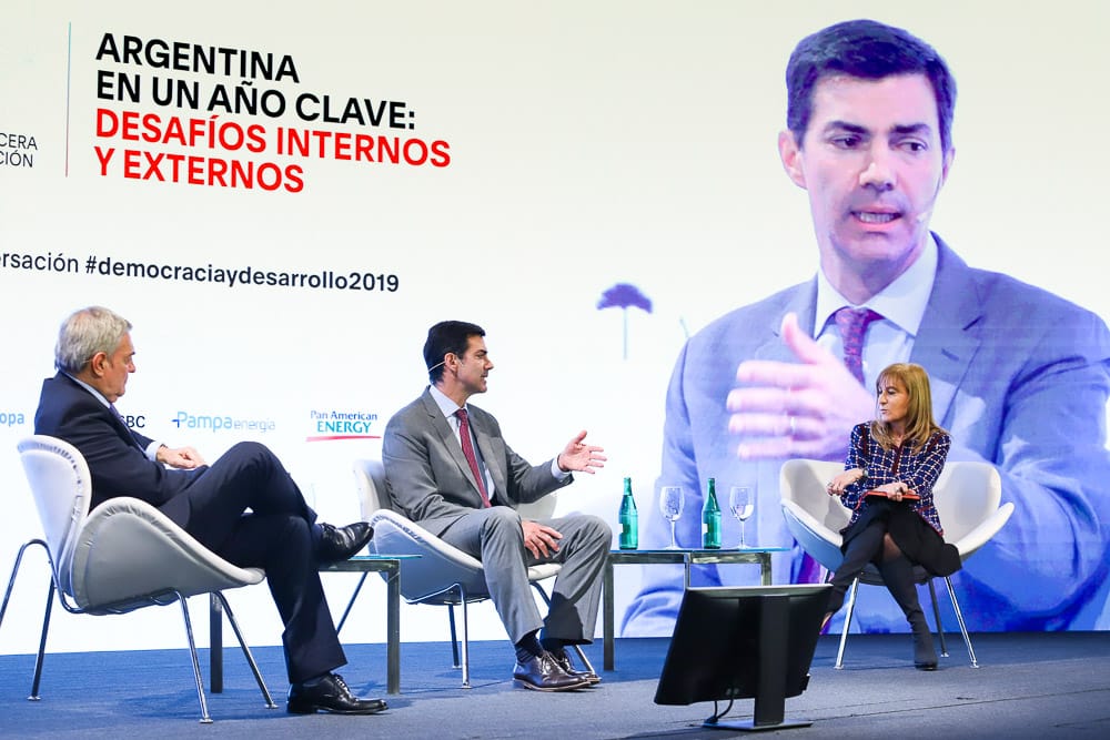 El gobernador de Salta, Juan Manuel Urtubey participó del espacio “Democracia & Desarrollo, organizado por el grupo Clarín - Fuente: Gobierno de Salta.