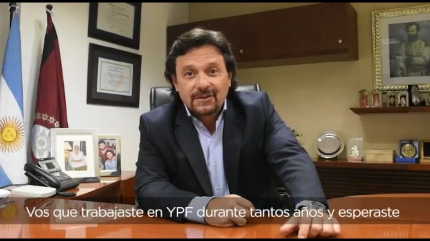 Sáenz presentó las jornadas de asesoramiento gratuito para beneficiarios de las indemnizaciones de YPF - Fuente: Instagram Oficial Gustavo Sáenz.