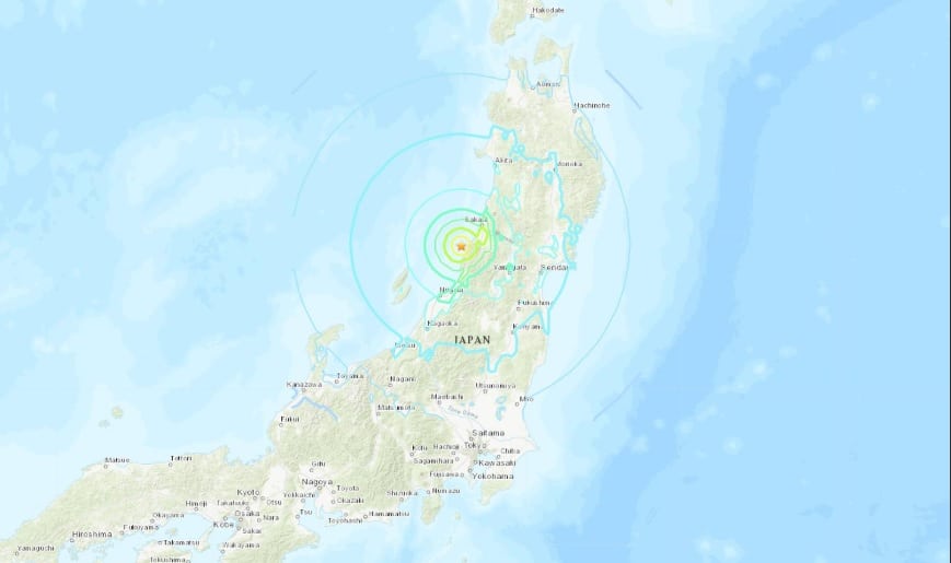 Un temblor registrado al noroeste de Japón generó un pequeño tsunami - Fuente: El Intransigente.