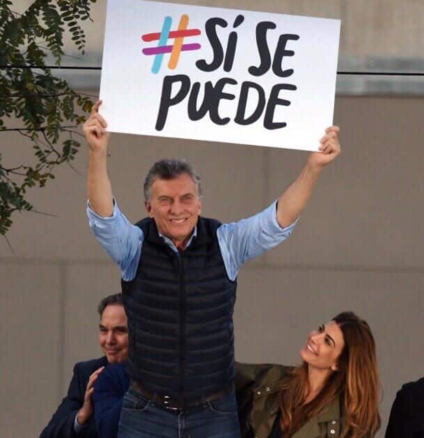 Mauricio Macri - Si se puede- Fuente: Twitte @mauriciomacri