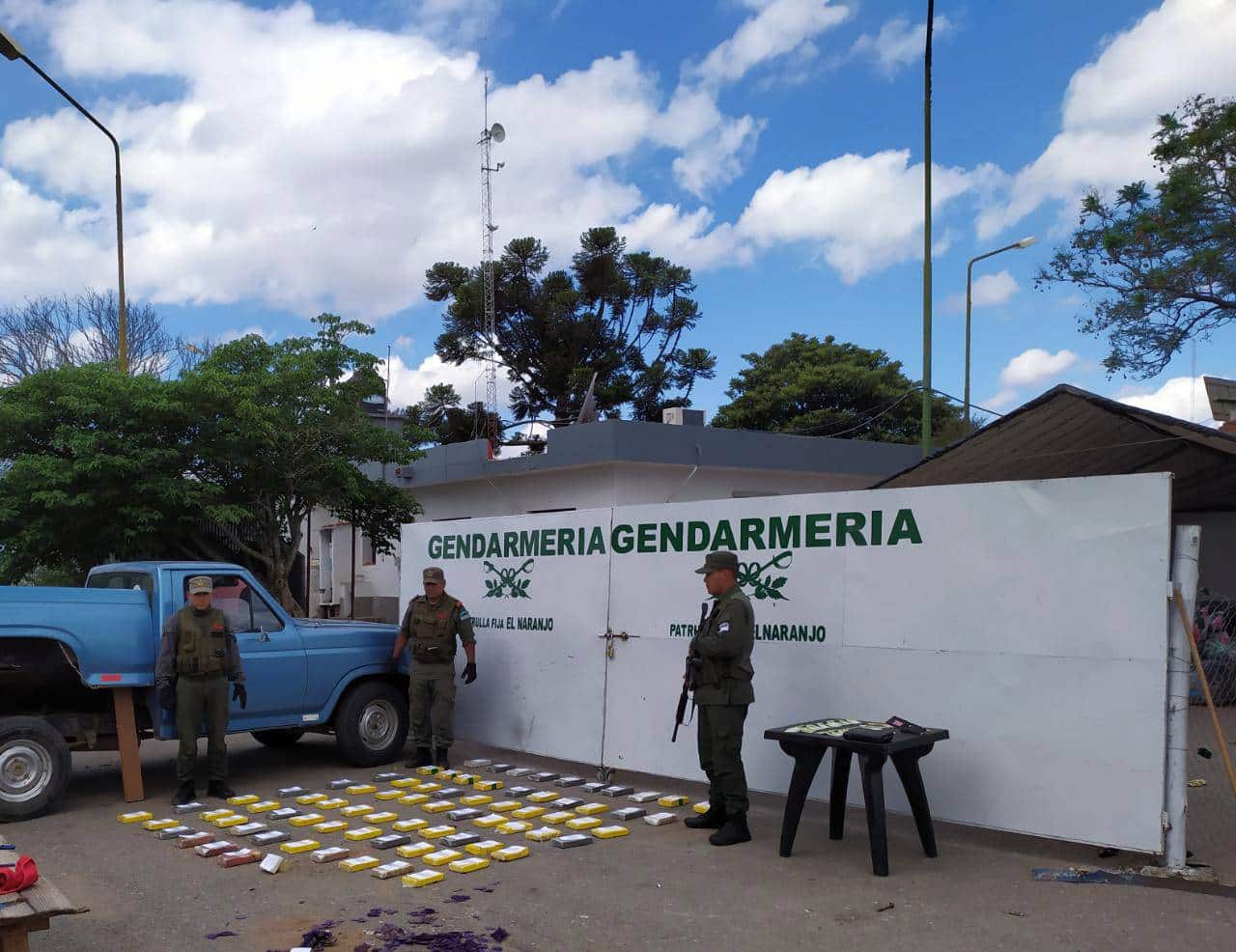 Operativo Narcotráfico - Fuente: Prensa Gendarmeria