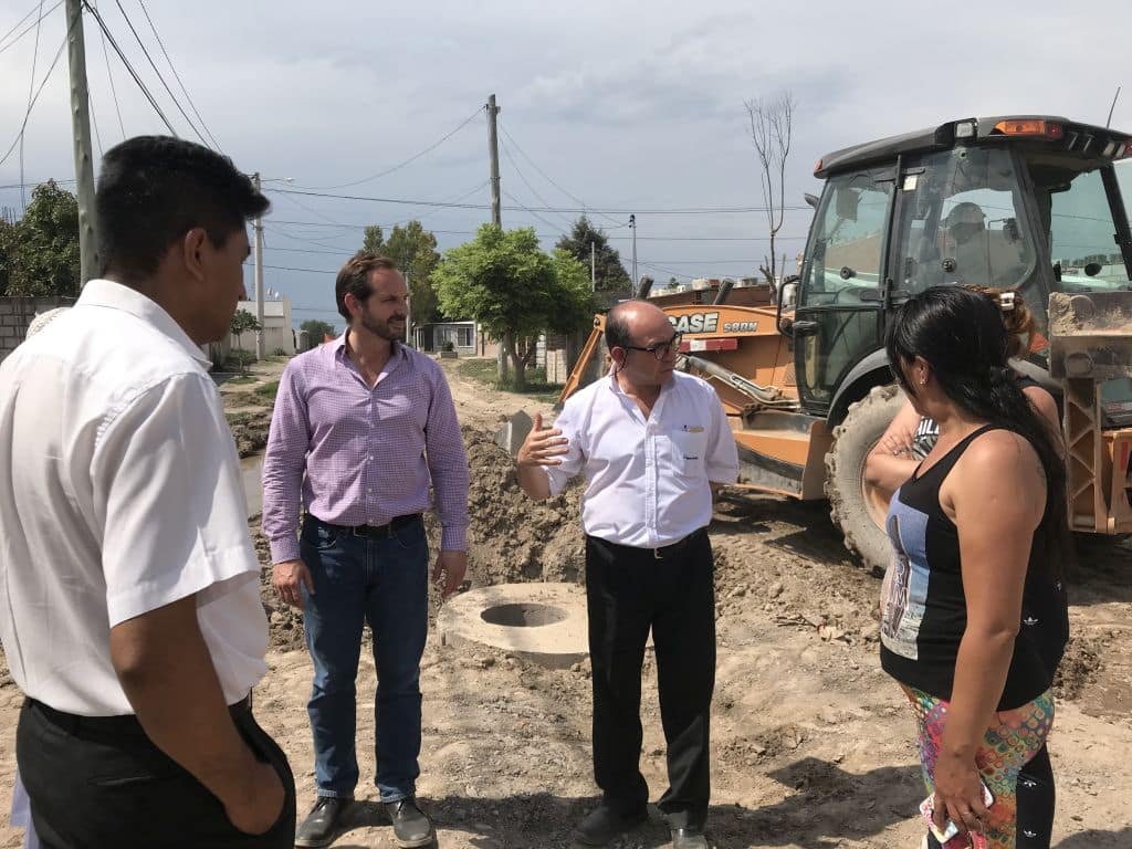 Nueva red de cloacas en Sanidad - Fuente: Presa Aguas del Norte