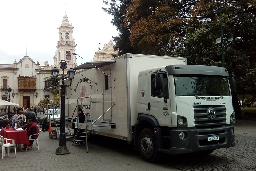 Colecta de sangre- Fuente: salta.gov.ar