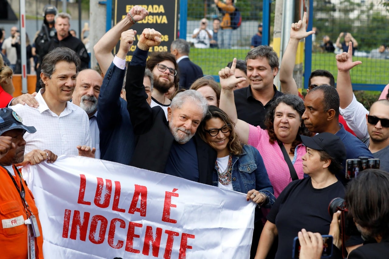 Lula fue liberado - Fuente: Twitter