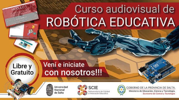 Curso de robótica - Fuente: salta.gov.ar