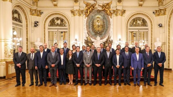 Gobernadores con Alberto Fernández - Fuente: Twitter de @casarosada