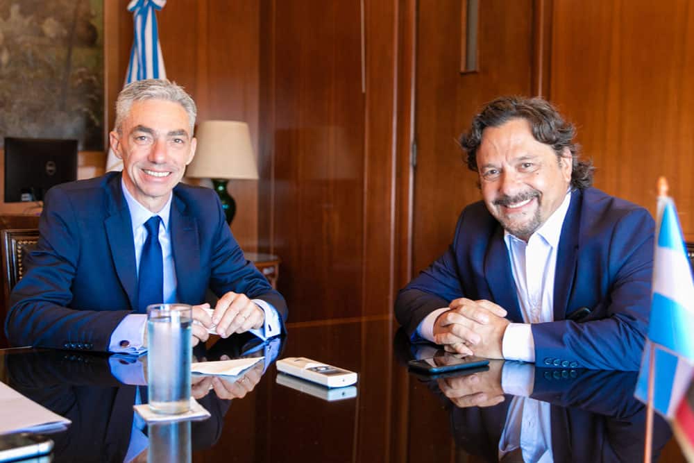 Gustavo Sáenz y Mario Meoni - Foto: salta.gov.ar