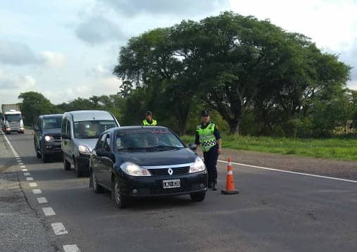 Operativos de tránsito - Fuente: prensapolsal.gob.ar