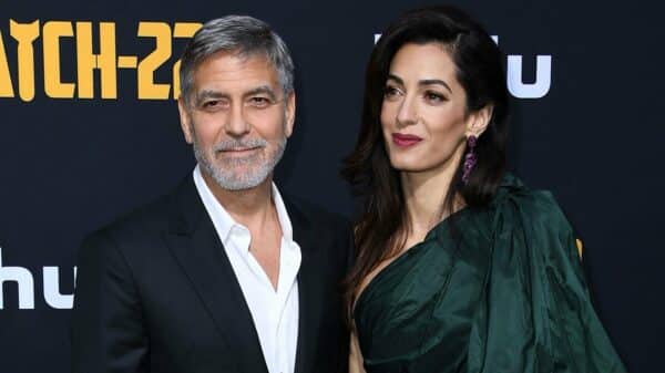 George Clooney y su esposa