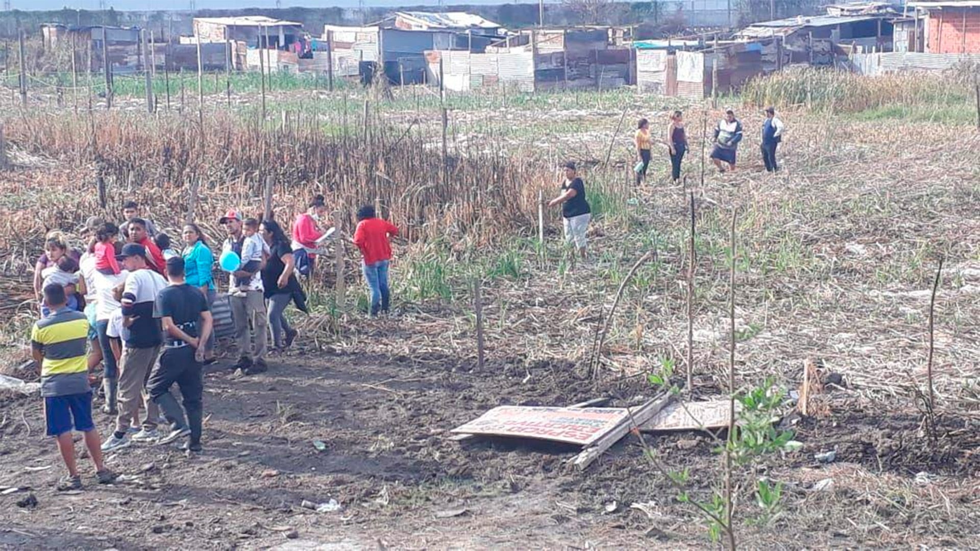 toma de tierras