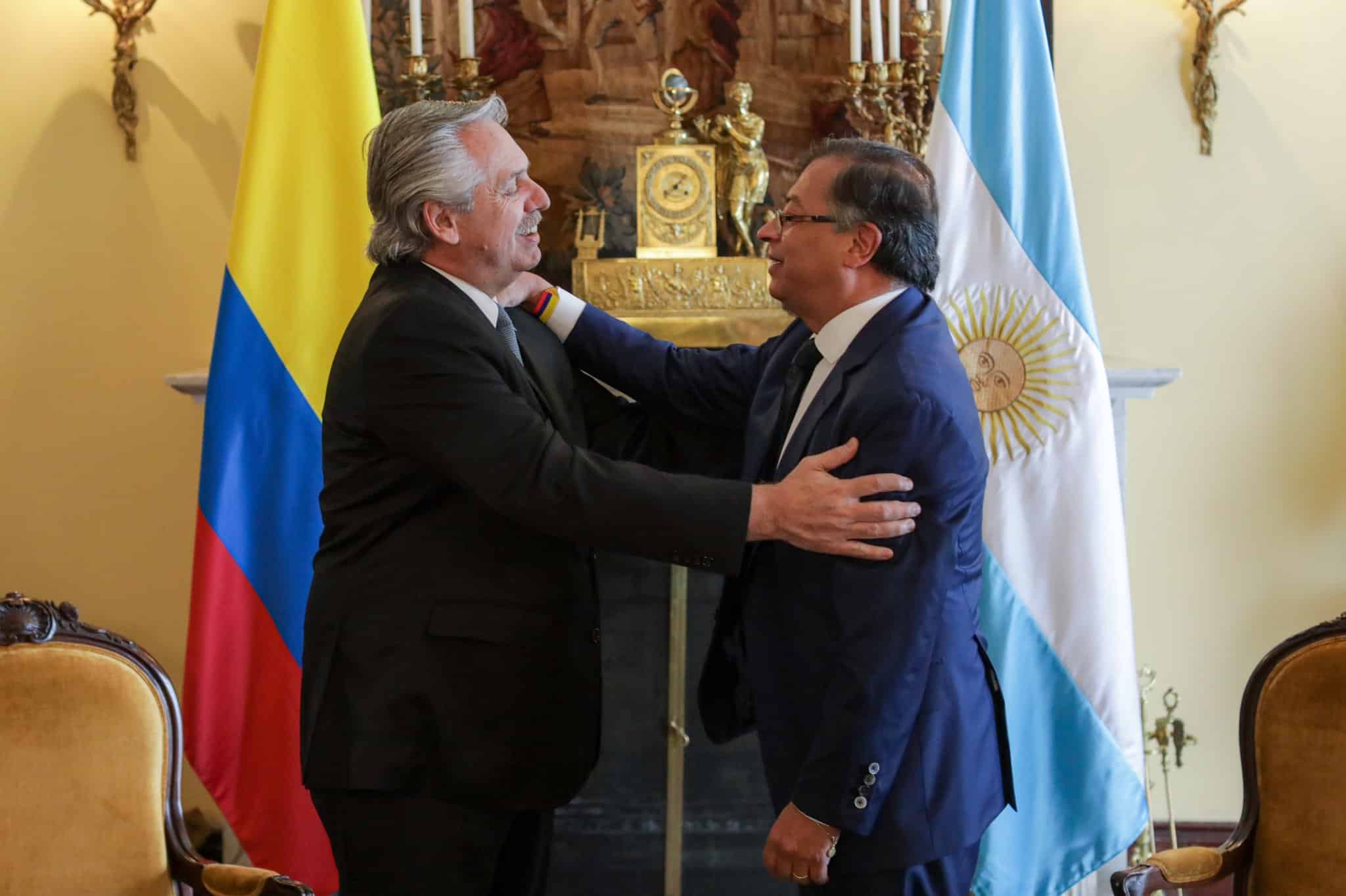 Alberto Fernández y Gustavo Petro