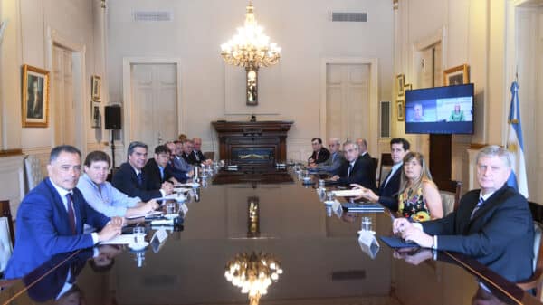 Alberto Fernández con gobernadores