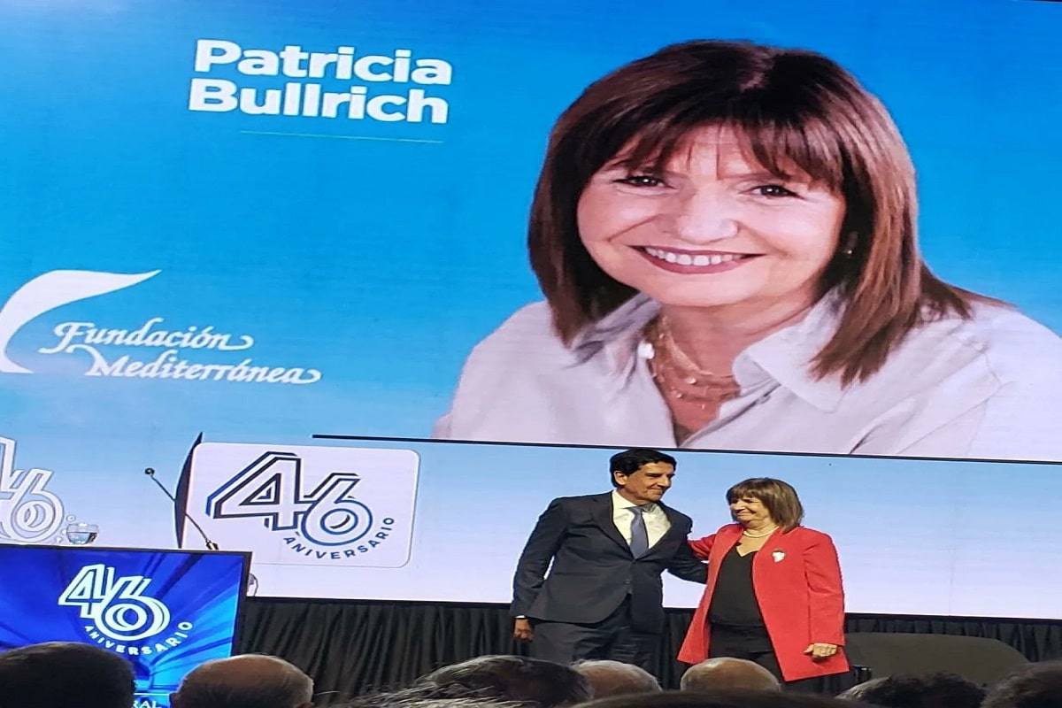 Patricia Bullrich con Carlos Melconian