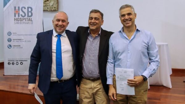 Federico Mangione con Pablo Salomón y Marcelo Nallar