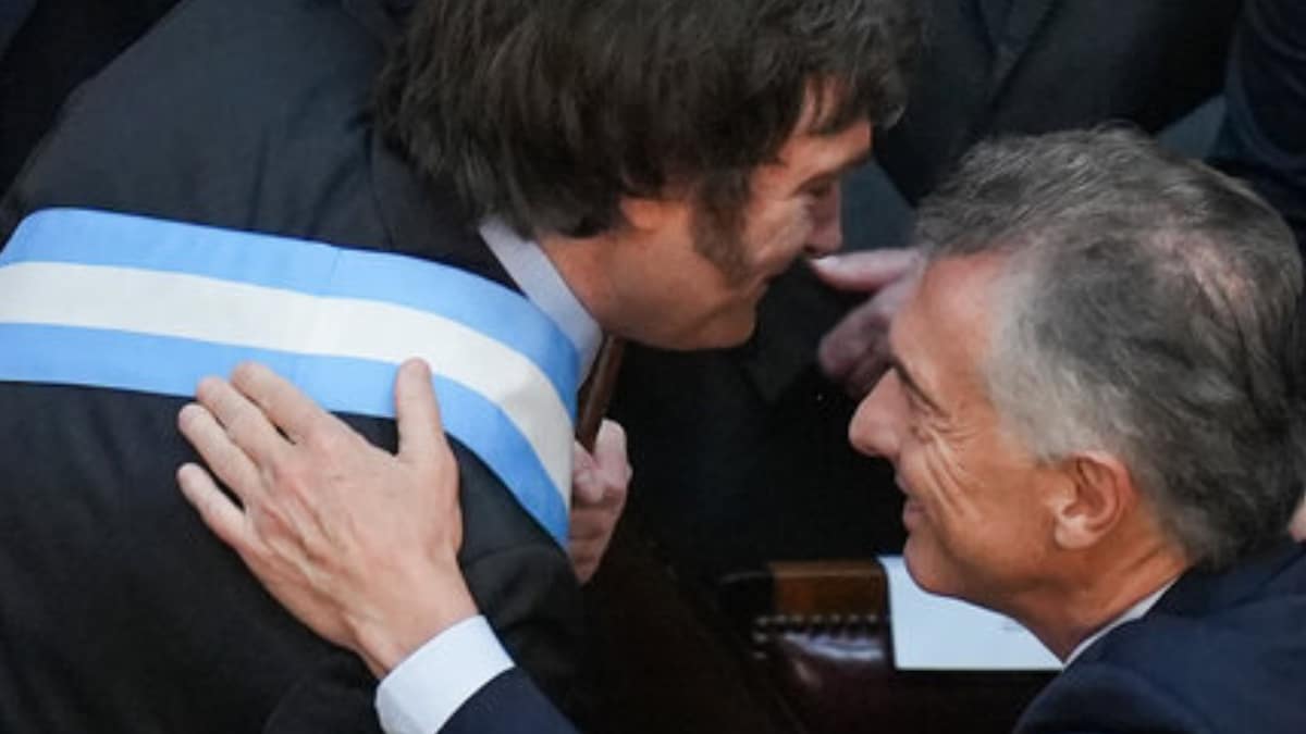 Javier Milei y Mauricio Macri